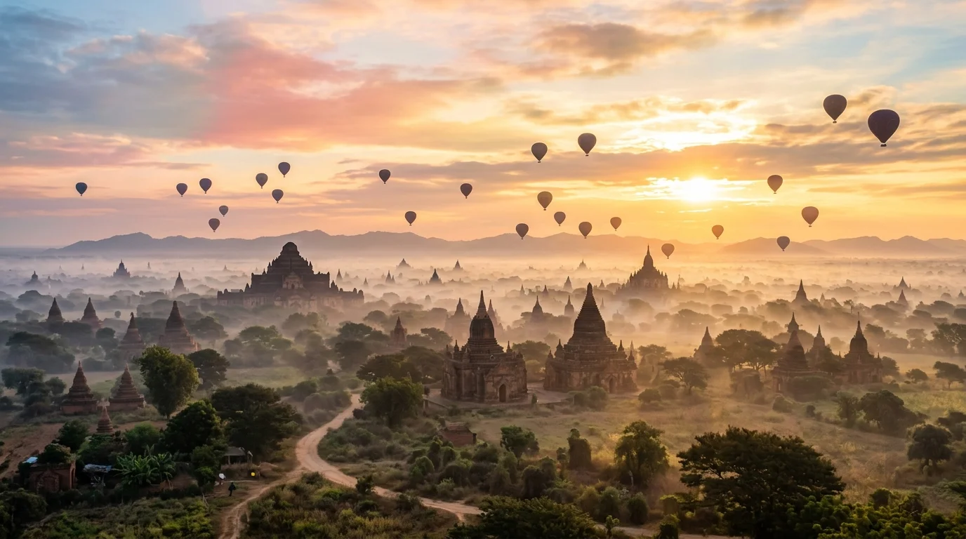 The Golden Dawn: Experiencing Bagan's Magical Sunrise